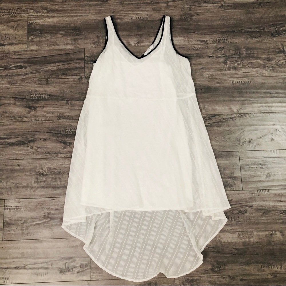 JACK by BB Dakota Semi Sheer High-Low Dress